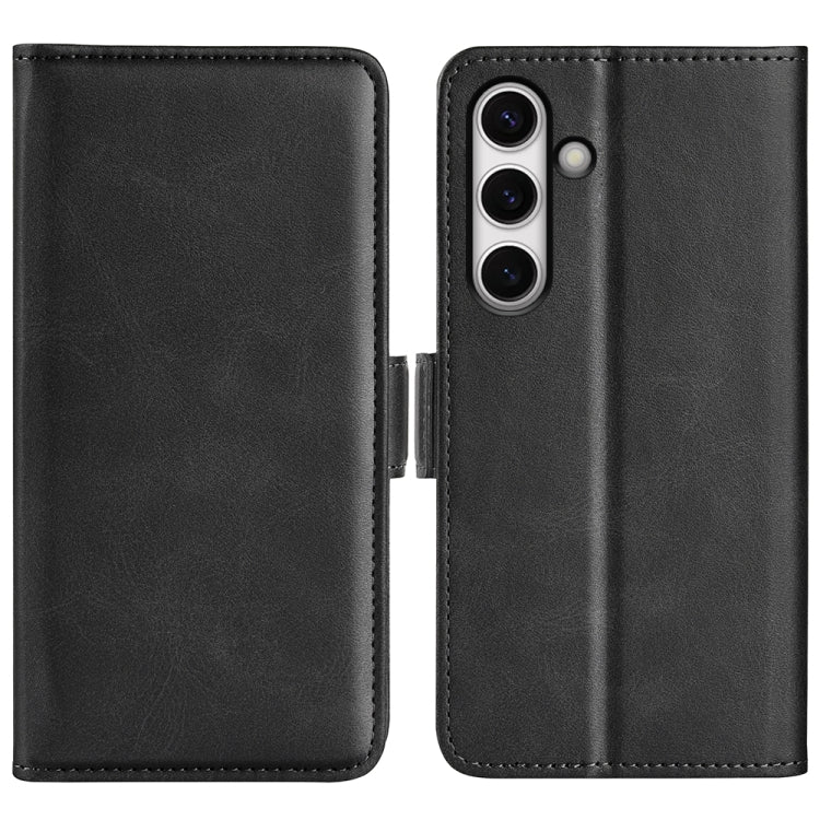 Dual-side Magnetic Buckle Horizontal Flip Leather Phone Case, For Samsung Galaxy A16, For Samsung Galaxy S24 FE 5G, For Samsung Galaxy Xcover 7 Pro, For Samsung Galaxy M55 5G