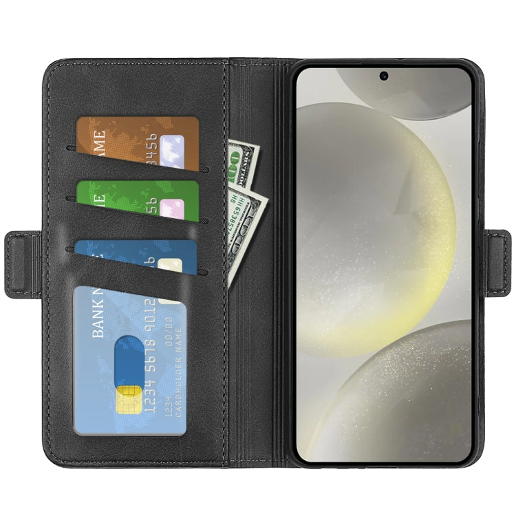 Dual-side Magnetic Buckle Horizontal Flip Leather Phone Case, For Samsung Galaxy S24 FE 5G, For Samsung Galaxy Xcover 7 Pro, For Samsung Galaxy M55 5G, For Samsung Galaxy M15 5G