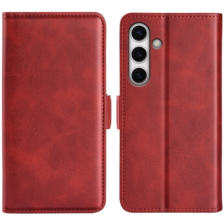 Dual-side Magnetic Buckle Horizontal Flip Leather Phone Case, For Samsung Galaxy S24 FE 5G, For Samsung Galaxy Xcover 7 Pro, For Samsung Galaxy M55 5G, For Samsung Galaxy M15 5G