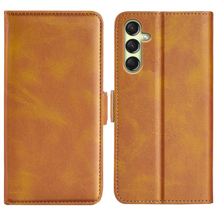 Dual-side Magnetic Buckle Horizontal Flip Leather Phone Case, For Samsung Galaxy S25 5G, For Samsung Galaxy S25+ 5G, For Samsung Galaxy S25 Ultra 5G, For Samsung Galaxy A16