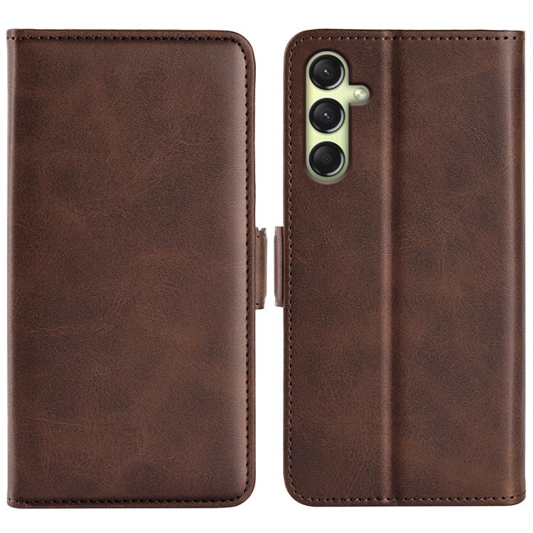 Dual-side Magnetic Buckle Horizontal Flip Leather Phone Case, For Samsung Galaxy S25 5G, For Samsung Galaxy S25+ 5G, For Samsung Galaxy S25 Ultra 5G, For Samsung Galaxy A16