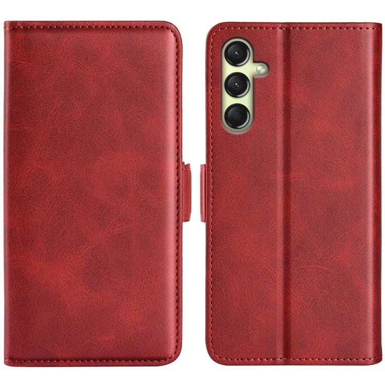 Dual-side Magnetic Buckle Horizontal Flip Leather Phone Case, For Samsung Galaxy A16, For Samsung Galaxy S24 FE 5G, For Samsung Galaxy Xcover 7 Pro, For Samsung Galaxy M55 5G