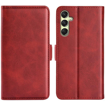 Dual-side Magnetic Buckle Horizontal Flip Leather Phone Case, For Samsung Galaxy A16, For Samsung Galaxy S24 FE 5G, For Samsung Galaxy Xcover 7 Pro, For Samsung Galaxy M55 5G