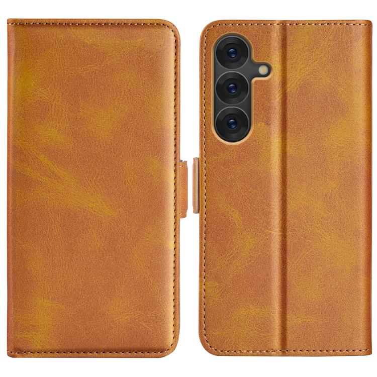 Dual-side Magnetic Buckle Horizontal Flip Leather Phone Case, For Samsung Galaxy S25 5G, For Samsung Galaxy S25+ 5G, For Samsung Galaxy S25 Ultra 5G, For Samsung Galaxy A16