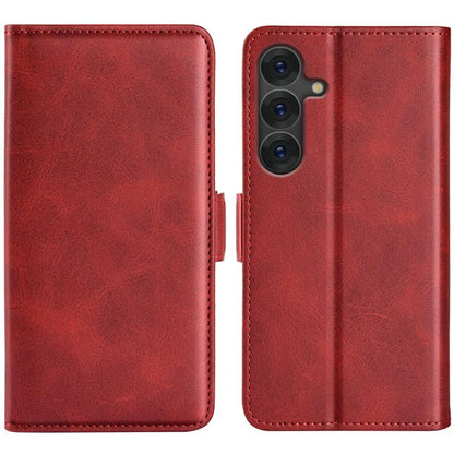 Dual-side Magnetic Buckle Horizontal Flip Leather Phone Case, For Samsung Galaxy S25 5G, For Samsung Galaxy S25+ 5G, For Samsung Galaxy S25 Ultra 5G, For Samsung Galaxy A16