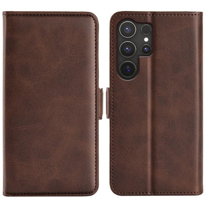 Dual-side Magnetic Buckle Horizontal Flip Leather Phone Case, For Samsung Galaxy S25 5G, For Samsung Galaxy S25+ 5G, For Samsung Galaxy S25 Ultra 5G, For Samsung Galaxy A16