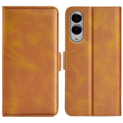 Dual-side Magnetic Buckle Horizontal Flip Leather Phone Case, For Samsung Galaxy S25 Edge 5G, For Samsung Galaxy A06 5G, For Samsung Galaxy A26, For Samsung Galaxy A36