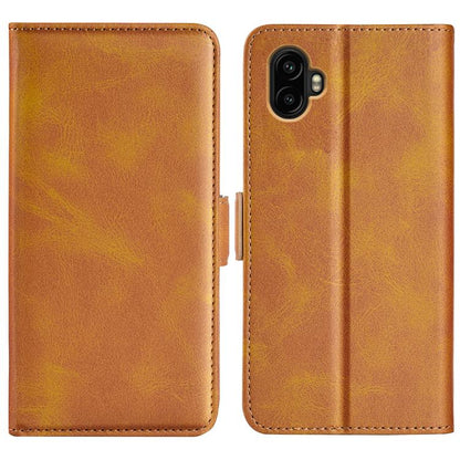 Dual-side Magnetic Buckle Horizontal Flip Leather Phone Case, For Samsung Galaxy S24 FE 5G, For Samsung Galaxy Xcover 7 Pro, For Samsung Galaxy M55 5G, For Samsung Galaxy M15 5G