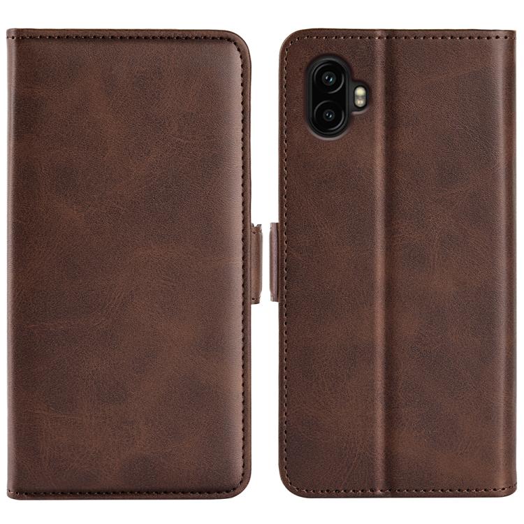 Dual-side Magnetic Buckle Horizontal Flip Leather Phone Case, For Samsung Galaxy S24 FE 5G, For Samsung Galaxy Xcover 7 Pro, For Samsung Galaxy M55 5G, For Samsung Galaxy M15 5G
