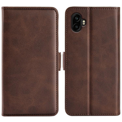 Dual-side Magnetic Buckle Horizontal Flip Leather Phone Case, For Samsung Galaxy S24 FE 5G, For Samsung Galaxy Xcover 7 Pro, For Samsung Galaxy M55 5G, For Samsung Galaxy M15 5G