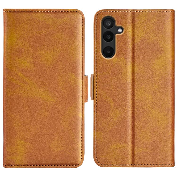 Dual-side Magnetic Buckle Horizontal Flip Leather Phone Case, For Samsung Galaxy S25 FE 5G, For Samsung Galaxy A07 4G, For Samsung Galaxy A17 5G, For Samsung Galaxy M16 / F16
