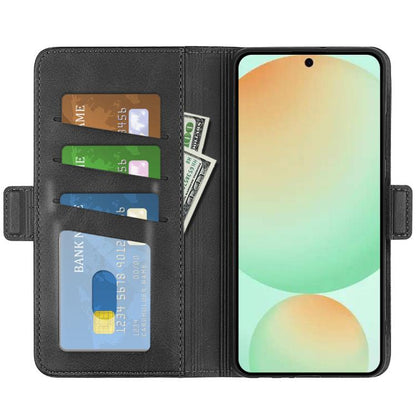 Dual-side Magnetic Buckle Horizontal Flip Leather Phone Case, For Samsung Galaxy S25 FE 5G, For Samsung Galaxy A07 4G, For Samsung Galaxy A17 5G, For Samsung Galaxy M16 / F16