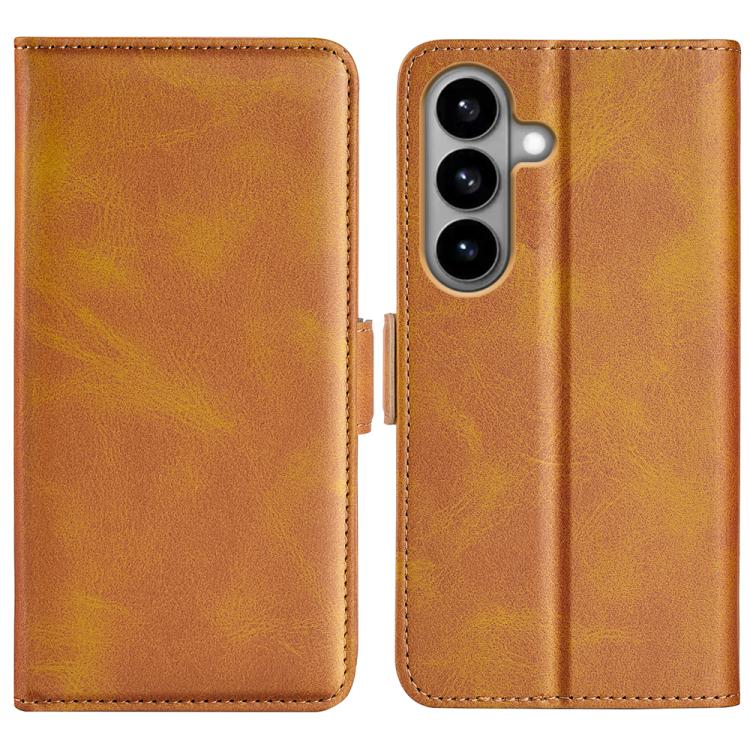 Dual-side Magnetic Buckle Horizontal Flip Leather Phone Case, For Samsung Galaxy S26+ 5G, For Samsung Galaxy S26 Edge 5G, For Samsung Galaxy S26 Ultra 5G, For Samsung Galaxy S26 5G