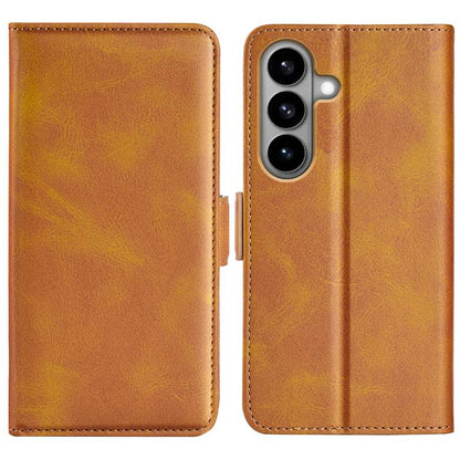 Dual-side Magnetic Buckle Horizontal Flip Leather Phone Case, For Samsung Galaxy S26+ 5G, For Samsung Galaxy S26 Edge 5G, For Samsung Galaxy S26 Ultra 5G, For Samsung Galaxy S26 5G