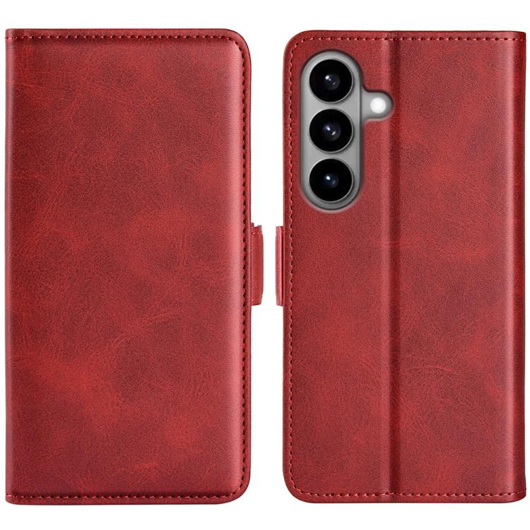 Dual-side Magnetic Buckle Horizontal Flip Leather Phone Case, For Samsung Galaxy S26+ 5G, For Samsung Galaxy S26 Edge 5G, For Samsung Galaxy S26 Ultra 5G, For Samsung Galaxy S26 5G