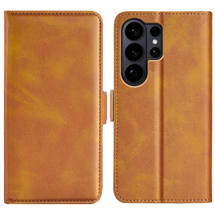 Dual-side Magnetic Buckle Horizontal Flip Leather Phone Case, For Samsung Galaxy S26+ 5G, For Samsung Galaxy S26 Edge 5G, For Samsung Galaxy S26 Ultra 5G, For Samsung Galaxy S26 5G