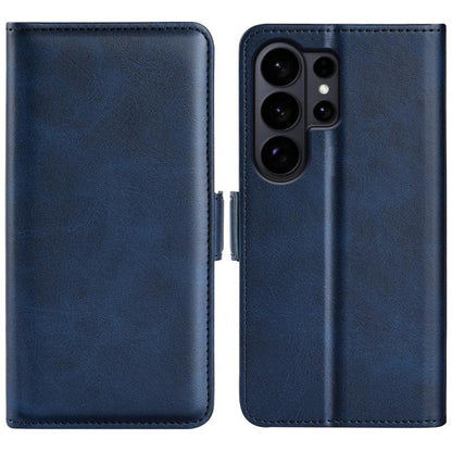 Dual-side Magnetic Buckle Horizontal Flip Leather Phone Case, For Samsung Galaxy S26+ 5G, For Samsung Galaxy S26 Edge 5G, For Samsung Galaxy S26 Ultra 5G, For Samsung Galaxy S26 5G