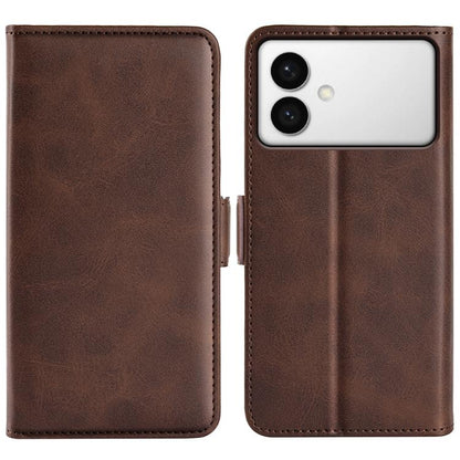 Dual-side Magnetic Buckle Horizontal Flip Leather Phone Case, For Samsung Galaxy S26+ 5G, For Samsung Galaxy S26 Edge 5G, For Samsung Galaxy S26 Ultra 5G, For Samsung Galaxy S26 5G