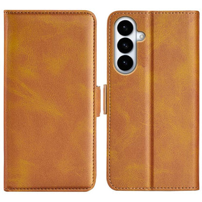 Dual-side Magnetic Buckle Horizontal Flip Leather Phone Case, For Samsung Galaxy S26+ 5G, For Samsung Galaxy S26 Edge 5G, For Samsung Galaxy S26 Ultra 5G, For Samsung Galaxy S26 5G