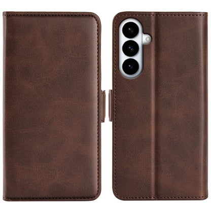 Dual-side Magnetic Buckle Horizontal Flip Leather Phone Case, For Samsung Galaxy S26+ 5G, For Samsung Galaxy S26 Edge 5G, For Samsung Galaxy S26 Ultra 5G, For Samsung Galaxy S26 5G