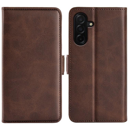 Dual-side Magnetic Buckle Horizontal Flip Leather Phone Case, For Samsung Galaxy A57 5G, For Samsung Galaxy A37 5G, For Samsung Galaxy A27 5G, For Samsung Galaxy M36 5G / F36 5G