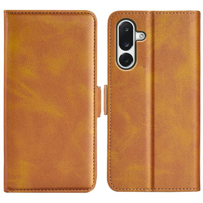 Dual-side Magnetic Buckle Horizontal Flip Leather Phone Case, For Samsung Galaxy A57 5G, For Samsung Galaxy A37 5G, For Samsung Galaxy A27 5G, For Samsung Galaxy M36 5G / F36 5G