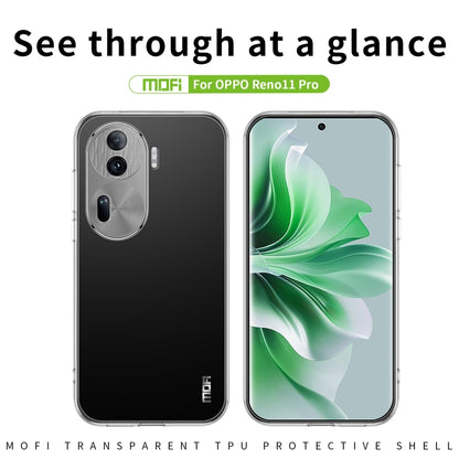 MOFI Ming Series Ultra-thin TPU Phone Case, For OPPO Reno11 Pro China, For OPPO Reno11 China
