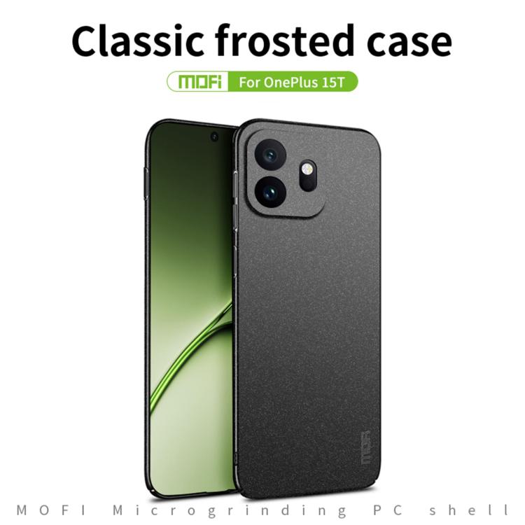 MOFI Fandun Series Frosted PC Ultra-thin All-inclusive Phone Case, For OnePlus 15T, For OnePlus Turbo 6V, For OnePlus Turbo 6, For OnePlus Ace 6 / Ace 6T / 15R