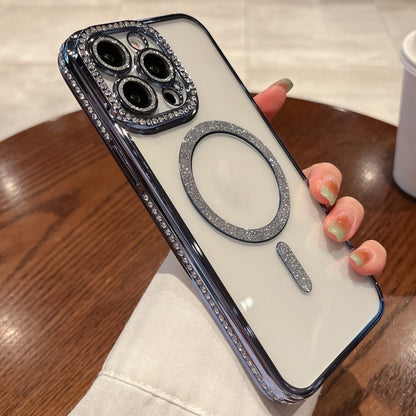 Diamond Plated MagSafe TPU Phone Case, For iPhone 16, For iPhone 15 Pro Max, For iPhone 15 Pro, For iPhone 15 Plus