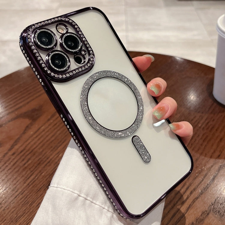 Diamond Plated MagSafe TPU Phone Case, For iPhone 15, For iPhone 14 Plus, For iPhone 14, For iPhone 14 Pro