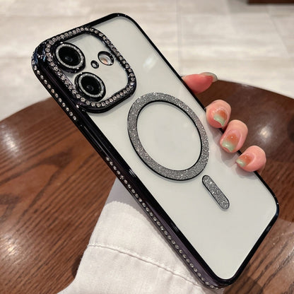 Diamond Plated MagSafe TPU Phone Case, For iPhone 16, For iPhone 15 Pro Max, For iPhone 15 Pro, For iPhone 15 Plus