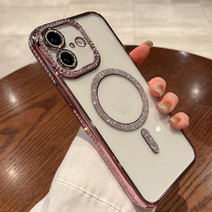 Diamond Plated MagSafe TPU Phone Case, For iPhone Air, For iPhone 16 Pro Max, For iPhone 16 Pro, For iPhone 16 Plus