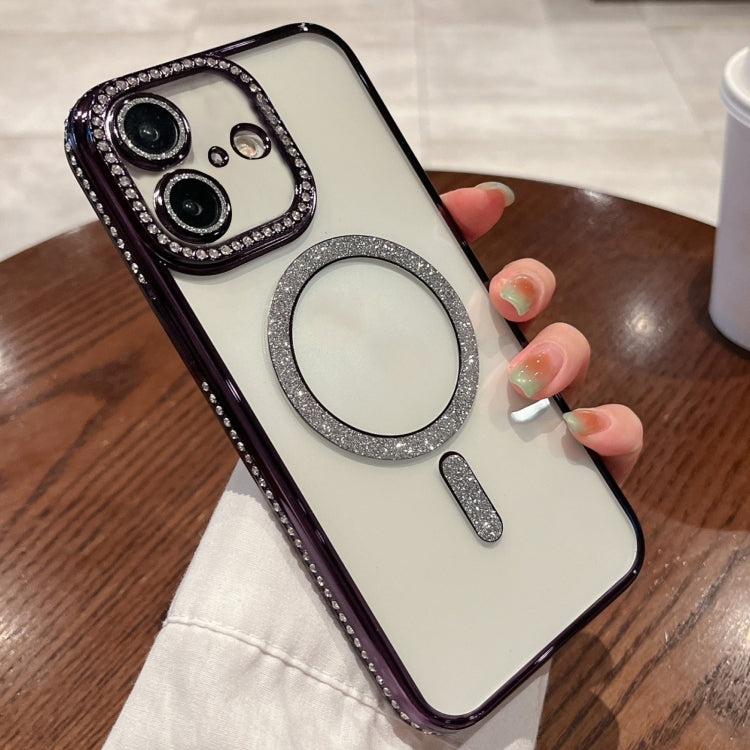 Diamond Plated MagSafe TPU Phone Case, For iPhone 16e, For iPhone 16 Pro Max, For iPhone 16 Pro, For iPhone 16 Plus