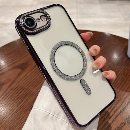 Diamond Plated MagSafe TPU Phone Case, For iPhone 16e, For iPhone 16 Pro Max, For iPhone 16 Pro, For iPhone 16 Plus