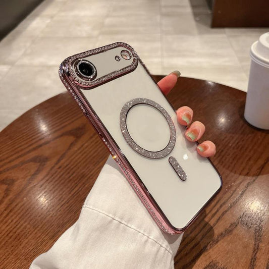 Diamond Plated MagSafe TPU Phone Case, For iPhone Air, For iPhone 16 Pro Max, For iPhone 16 Pro, For iPhone 16 Plus
