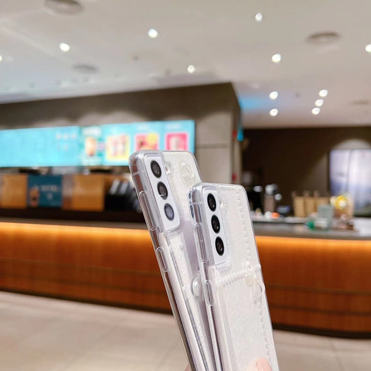 Pearl Bow Glitter Epoxy TPU Phone Case, For Samsung Galaxy S25 5G, For Samsung Galaxy S25+ 5G, For Samsung Galaxy S25 Ultra 5G, For Samsung Galaxy S24 FE 5G, For Samsung Galaxy S24 Ultra 5G, For Samsung Galaxy S24+ 5G, For Samsung Galaxy S24 5G        ...