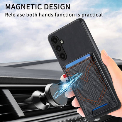 Denim Texture Leather Skin Phone Case with Card Slot, For Samsung Galaxy S24 Ultra 5G, For Samsung Galaxy S24+ 5G