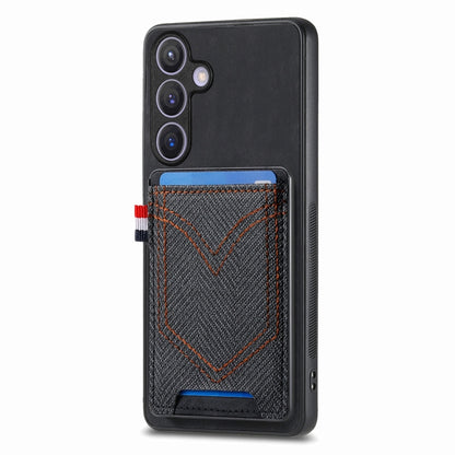Denim Texture Leather Skin Phone Case with Card Slot, For Samsung Galaxy A36 5G, For Samsung Galaxy S25 5G, For Samsung Galaxy S25+ 5G, For Samsung Galaxy S25 Ultra 5G