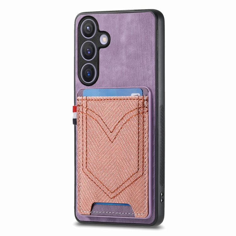 Denim Texture Leather Skin Phone Case with Card Slot, For Samsung Galaxy A36 5G, For Samsung Galaxy S25 5G, For Samsung Galaxy S25+ 5G, For Samsung Galaxy S25 Ultra 5G