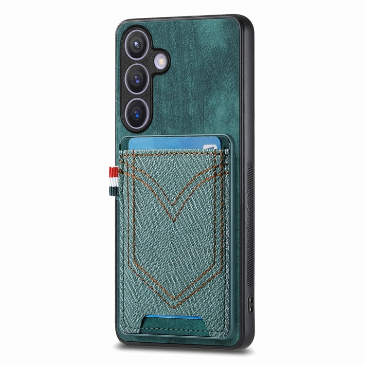 Denim Texture Leather Skin Phone Case with Card Slot, For Samsung Galaxy A36 5G, For Samsung Galaxy S25 5G, For Samsung Galaxy S25+ 5G, For Samsung Galaxy S25 Ultra 5G
