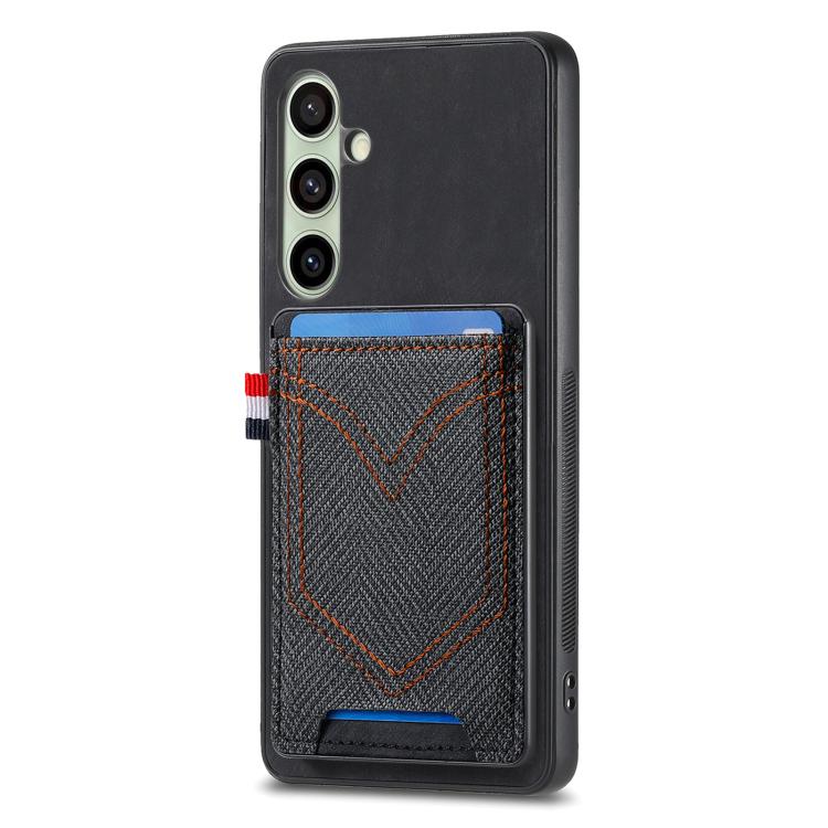 Denim Texture Leather Skin Phone Case with Card Slot, For Samsung Galaxy A57 5G, For Samsung Galaxy A37 5G, For Samsung Galaxy S25 Edge 5G, For Samsung Galaxy A56 5G