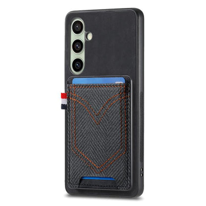 Denim Texture Leather Skin Phone Case with Card Slot, For Samsung Galaxy A57 5G, For Samsung Galaxy A37 5G, For Samsung Galaxy S25 Edge 5G, For Samsung Galaxy A56 5G