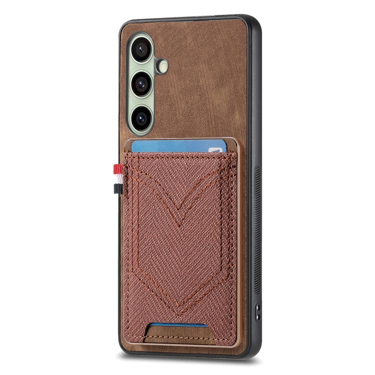 Denim Texture Leather Skin Phone Case with Card Slot, For Samsung Galaxy A57 5G, For Samsung Galaxy A37 5G, For Samsung Galaxy S25 Edge 5G, For Samsung Galaxy A56 5G