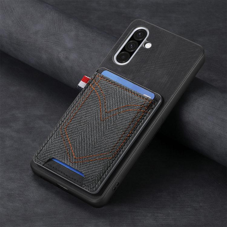 Denim Texture Leather Skin Phone Case with Card Slot, For Samsung Galaxy A36 5G, For Samsung Galaxy S25 5G, For Samsung Galaxy S25+ 5G, For Samsung Galaxy S25 Ultra 5G