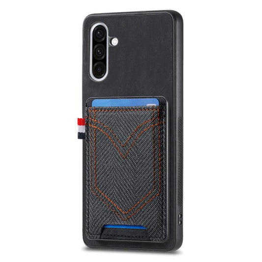 Denim Texture Leather Skin Phone Case with Card Slot, For Samsung Galaxy A36 5G, For Samsung Galaxy S25 5G, For Samsung Galaxy S25+ 5G, For Samsung Galaxy S25 Ultra 5G