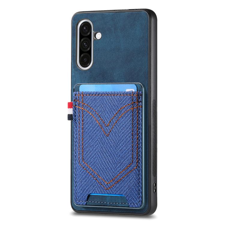 Denim Texture Leather Skin Phone Case with Card Slot, For Samsung Galaxy A36 5G, For Samsung Galaxy S25 5G, For Samsung Galaxy S25+ 5G, For Samsung Galaxy S25 Ultra 5G