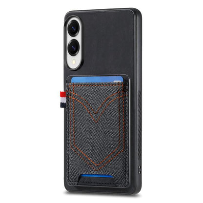 Denim Texture Leather Skin Phone Case with Card Slot, For Samsung Galaxy A57 5G, For Samsung Galaxy A37 5G, For Samsung Galaxy S25 Edge 5G, For Samsung Galaxy A56 5G