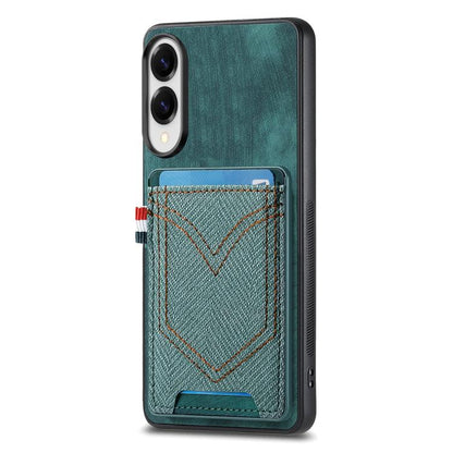 Denim Texture Leather Skin Phone Case with Card Slot, For Samsung Galaxy A57 5G, For Samsung Galaxy A37 5G, For Samsung Galaxy S25 Edge 5G, For Samsung Galaxy A56 5G