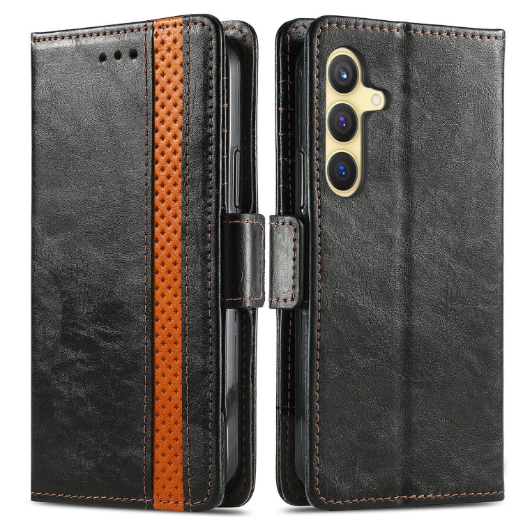 CaseNeo Splicing Dual Magnetic Buckle Leather Phone Case, For Samsung Galaxy S24+ 5G, For Samsung Galaxy S24 5G, For Samsung Galaxy A05, For Samsung Galaxy A05s