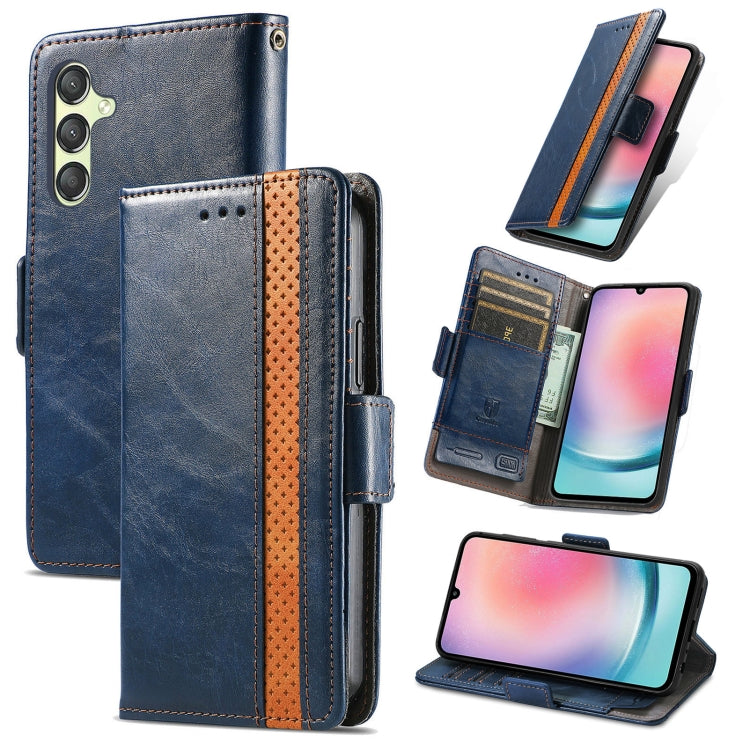 CaseNeo Splicing Dual Magnetic Buckle Leather Phone Case, For Samsung Galaxy S24+ 5G, For Samsung Galaxy S24 5G, For Samsung Galaxy A05, For Samsung Galaxy A05s